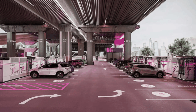 Stasiun Pengisian EV Berbasis Baterai Hadir di Amerika Serikat