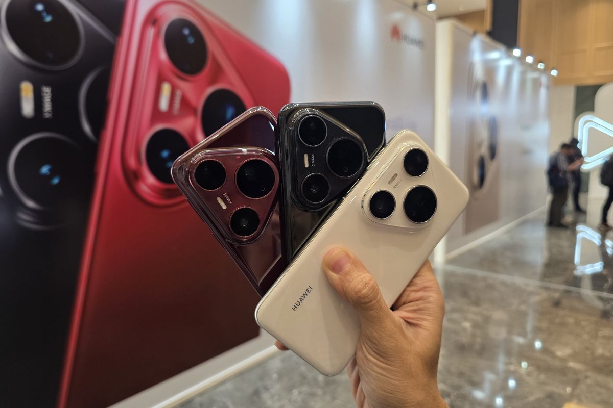 Logo Huawei sebagai pemimpin pasar smartphone China