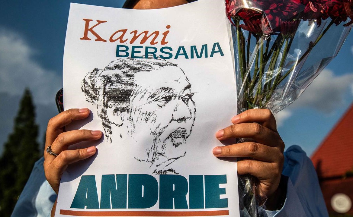 Gedung Komnas HAM terkait kasus Andrie Yunus.