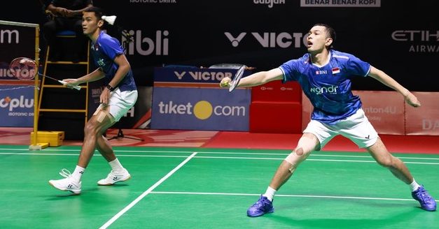 Fajar/Fikri Lolos ke 16 Besar Setelah Bangkit pada Gim Kedua