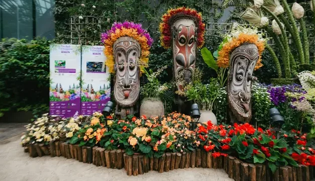 Indonesia Cetak Sejarah Lewat Orchid Extravaganza di Singapura