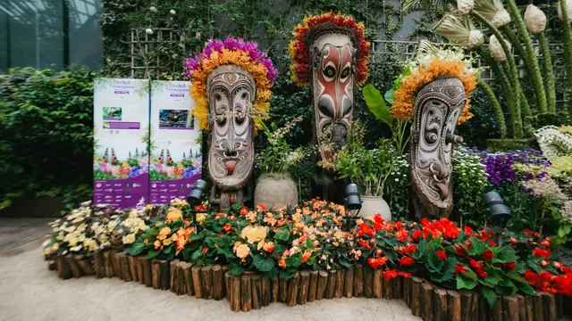 Indonesia mencetak sejarah lewat Orchid Extravaganza di Singapura dengan menghadirkan budaya, seni, dan ekonomi kreatif di Gardens by the Bay.