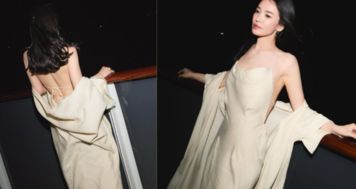Song Hye Kyo Tampil Anggun di Gala Dinner Guerlain
