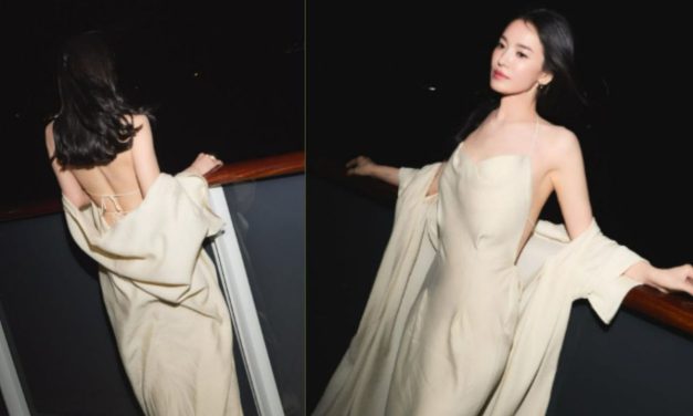 Song Hye Kyo Tampil Anggun di Gala Dinner Guerlain
