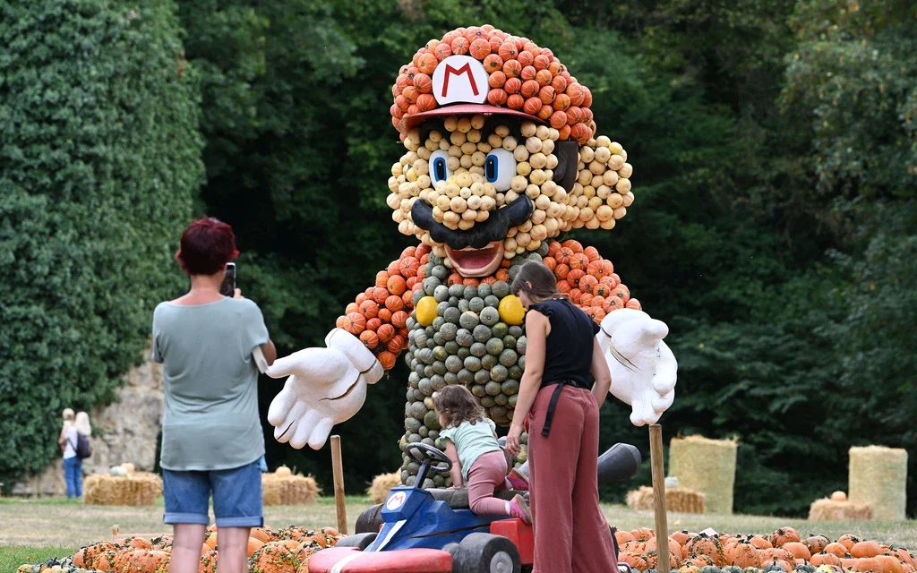 Pameran Labu Ludwigsburg Hadirkan Super Mario, Jadi Atraksi Unik di Jerman