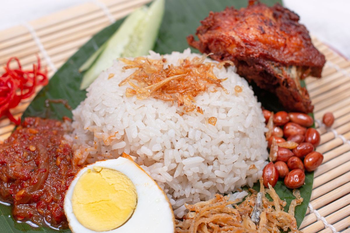 resep nasi uduk rice cooker