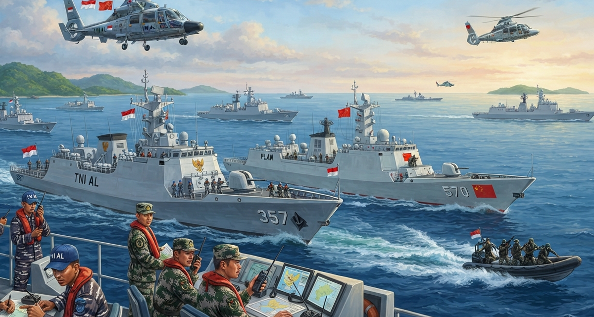 Latihan TNI AL dengan China Diprotes Taiwan, Indonesia Tegaskan Bukan Latihan Perang