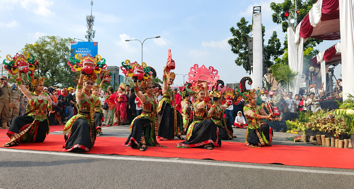 PNBK Jilid III Meriahkan Bekasi, Ribuan Peserta Tampilkan Budaya Nusantara