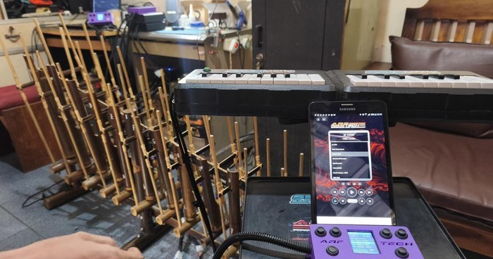 Angklung Robotik Bandung, Inovasi Bambu yang Bisa Mainkan Lagu Secara Otomatis